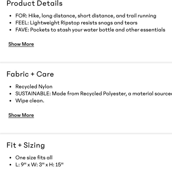 Athleta backpack/ tote LIKE NEW - Picture 7 of 7